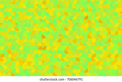 Light Green, Red vector banner with circles, spheres. Abstract spots. Background of Art bubbles in halftone style with colored gradient.