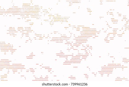 Light Green, Red vector banner with circles, spheres. Abstract spots. Background of Art bubbles in halftone style with colored gradient.