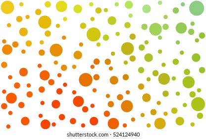 Light Green Red Vector banners banners set of circles, spheres. Network design, technology science, vector illustration