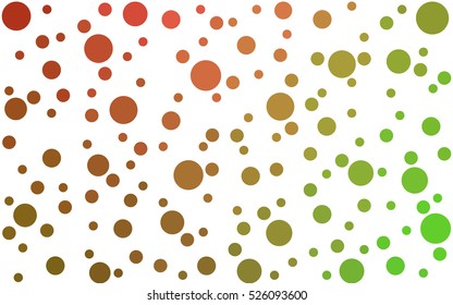 Light Green Red Vector banners set of circles, spheres. Abstract Circles. Art Vector Background.