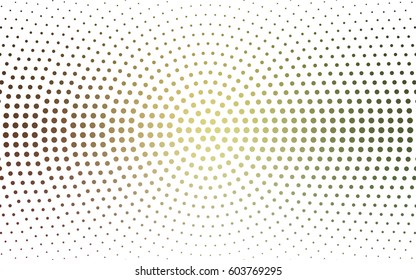Light Green, Red vector banners set of circles, spheres. Abstract spots. Art Background of bubbles in halftone style with colored gradient.