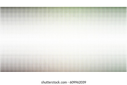 Light Green, Red vector banners set of circles, spheres. Abstract spots. Art Background of bubbles in halftone style with colored gradient.