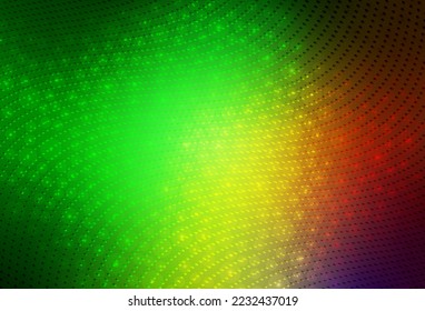 Light Green, Red vector Beautiful colored illustration with blurred circles in nature style. Glitter abstract illustration with blurred drops of rain. Base for booklets, leaflets