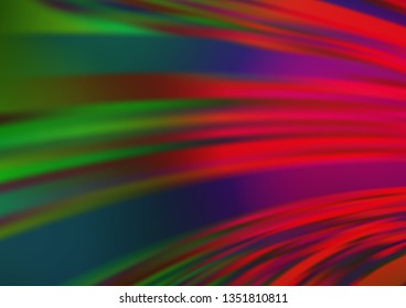 Light Green, Red vector blur pattern. Modern geometrical abstract illustration with gradient. The best blurred design for your business.