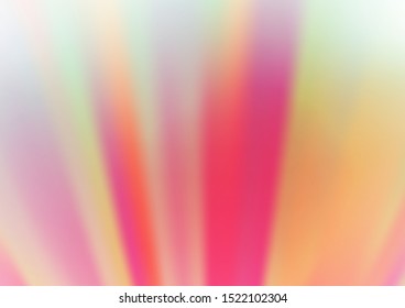 Light Green, Red vector blur pattern. Colorful illustration in blurry style with gradient. A completely new template for your design.