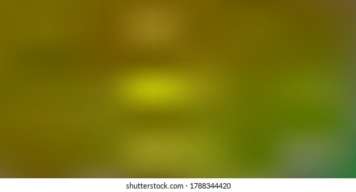 Hellgrüne, rote Vektorunschärfe. Unscharfe farbige Illustration im brandneuen Stil. Modernes Design für Ihre Apps.