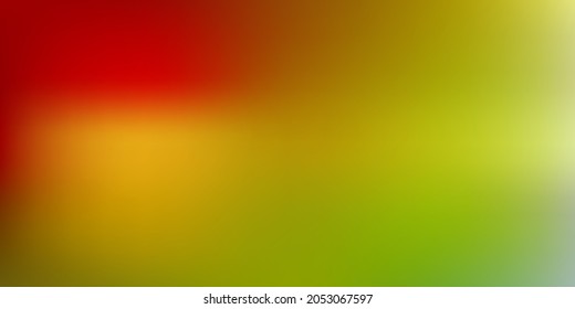 Light green, red vector blur pattern. Colorful illustration with gradient in halftone style. Background for web designers.