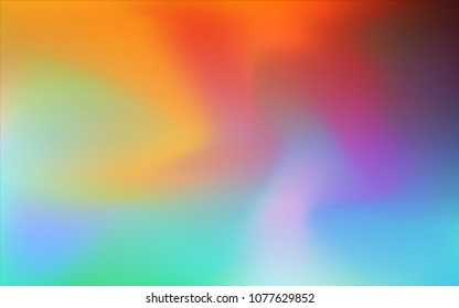 Light Green, Red vector blurred and colored pattern. A vague abstract illustration with gradient. The blurred design can be used for your web site.