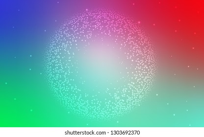 Light Green, Red vector blurred bright texture. Modern abstract illustration with gradient. Background for designs.