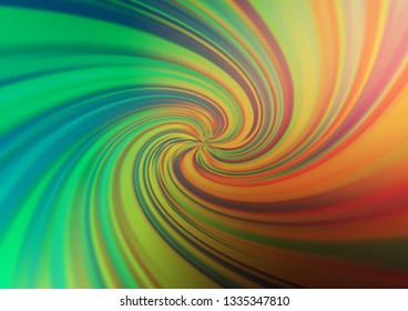 Light Green, Red vector blurred and colored template. Colorful abstract illustration with gradient. The elegant pattern for brand book.