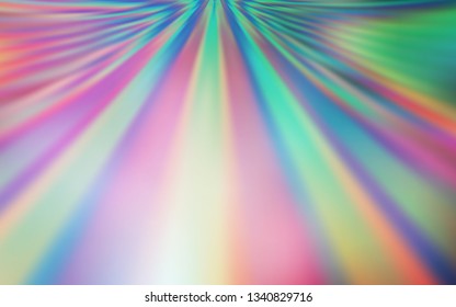 Light Green, Red vector blurred background. Glitter abstract illustration with gradient design. The best blurred design for your business.