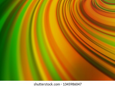 Light Green, Red vector blurred bright pattern. A vague abstract illustration with gradient. The blurred design can be used for your web site.