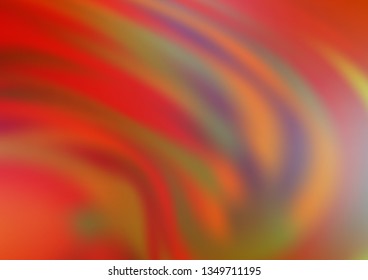 Light Green, Red vector blurred background. Colorful illustration in blurry style with gradient. The elegant pattern for brand book.