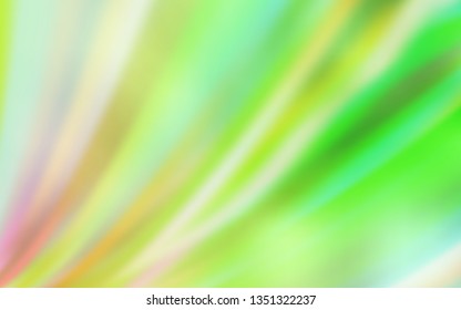 Light Green, Red vector blurred bright texture. New colored illustration in blur style with gradient. Smart design for your work.