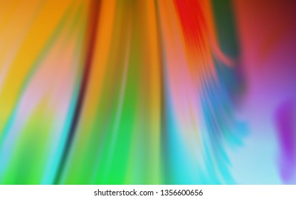 Light Green, Red vector blurred shine abstract texture. Colorful abstract illustration with gradient. New way of your design.