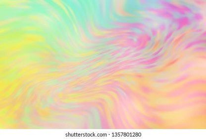 Light Green, Red vector blurred bright texture. Colorful illustration in abstract style with gradient. New style for your business design.