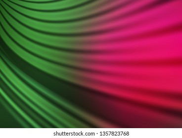 Light Green, Red vector blurred and colored template. A completely new color illustration in a bokeh style. The template can be used for your brand book.