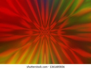 Light Green, Red vector blurred bright pattern. Shining colorful illustration in a Brand new style. A completely new template for your design.