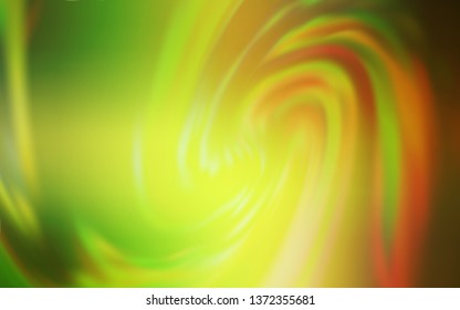Light Green, Red vector blurred shine abstract background. Colorful abstract illustration with gradient. New style for your business design.