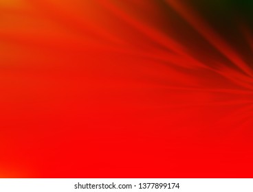 Light Green, Red vector blurred bright template. Creative illustration in halftone style with gradient. The blurred design can be used for your web site.