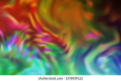 Light Green, Red vector blurred bright texture. Abstract colorful illustration with gradient. Elegant background for a brand book.