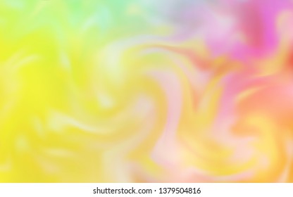 Light Green, Red vector blurred shine abstract texture. Glitter abstract illustration with gradient design. Blurred design for your web site.