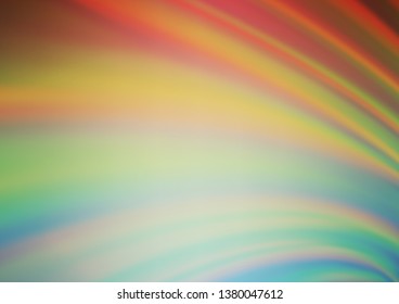 Light Green, Red vector blurred bright template. Colorful illustration in abstract style with gradient. The best blurred design for your business.