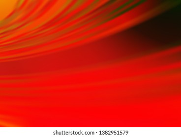 Light Green, Red vector blurred shine abstract template. Colorful illustration in abstract style with gradient. The elegant pattern for brand book.