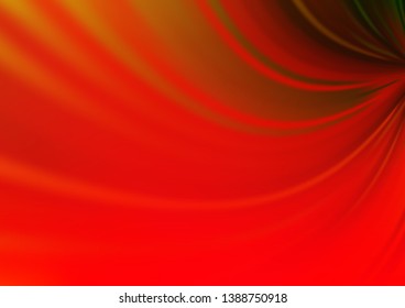 Light Green, Red vector blurred and colored template. Glitter abstract illustration with an elegant design. Brand new style for your business design.