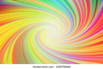 Light Green, Red vector blurred bright pattern. A completely new colored illustration in blur style. New way of your design.
