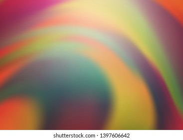 Light Green, Red vector blurred bright background. A vague abstract illustration with gradient. The blurred design can be used for your web site.