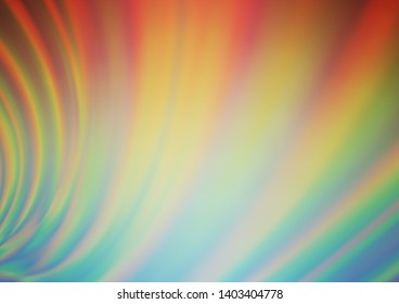 Light Green, Red vector blurred background. Modern geometrical abstract illustration with gradient. The blurred design can be used for your web site.
