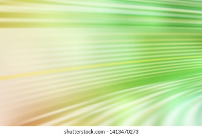 Light Green, Red vector blurred template. Creative illustration in halftone style with gradient. New style design for your brand book.