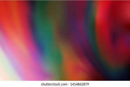 Light Green, Red vector blurred template. Shining colored illustration in smart style. Background for designs.