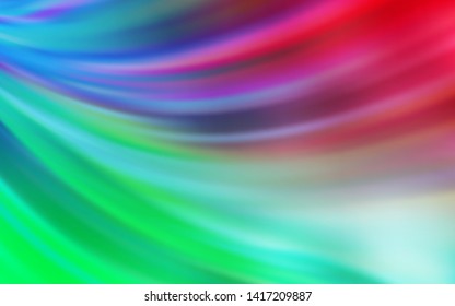Light Green, Red vector blurred shine abstract texture. Shining colored illustration in smart style. Elegant background for a brand book.