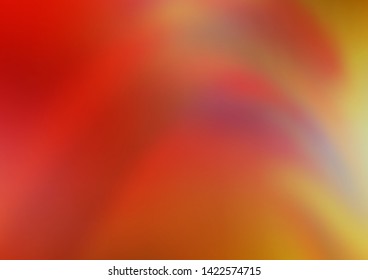 Light Green, Red vector blurred background. A completely new color illustration in a bokeh style. The template for backgrounds of cell phones.
