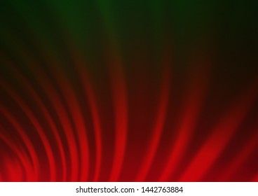 Light Green, Red vector blurred bright background. Modern geometrical abstract illustration with gradient. The blurred design can be used for your web site.