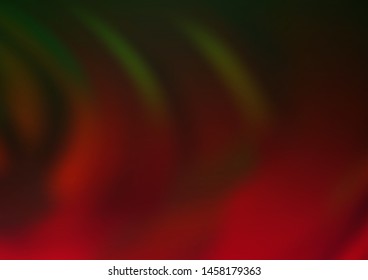 Light Green, Red vector blurred shine abstract pattern. Shining colorful illustration in a Brand new style. A new texture for your design.