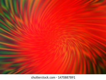 Light Green, Red vector blurred bright pattern. A vague abstract illustration with gradient. The blurred design can be used for your web site.