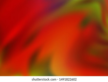 Light Green, Red vector blurred and colored template. Modern geometrical abstract illustration with gradient. The elegant pattern for brand book.