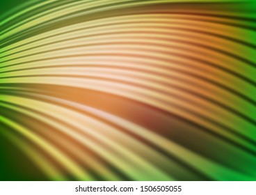 Light Green, Red vector blurred background. Creative illustration in halftone style with gradient. The template for backgrounds of cell phones.