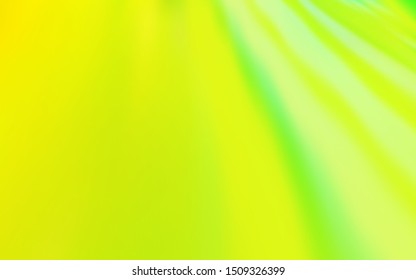 Light Green, Red vector blurred shine abstract template. A completely new colored illustration in blur style. Completely new design for your business.