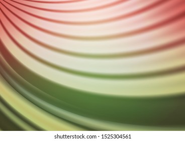 Light Green, Red vector blurred and colored template. Creative illustration in halftone style with gradient. The template can be used for your brand book.