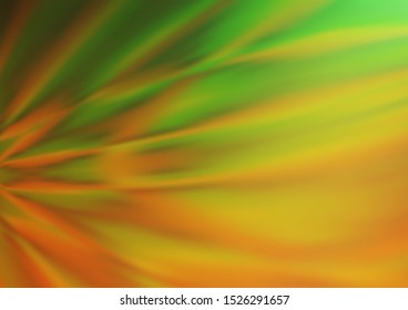Light Green, Red vector blurred bright template. Glitter abstract illustration with an elegant design. A completely new design for your business.