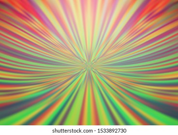 Light Green, Red vector blurred bright background. A completely new color illustration in a bokeh style. The best blurred design for your business.
