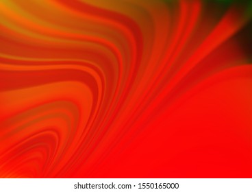 Light Green, Red vector blurred and colored background. An elegant bright illustration with gradient. Brand new design for your business.