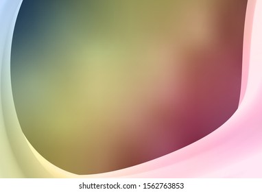 Light Green, Red vector blurred shine abstract texture. Abstract colorful illustration with gradient. Elegant background for a brand book.