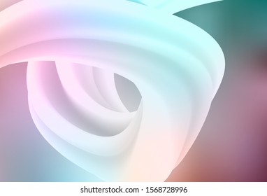 Light Green, Red vector blurred bright texture. Colorful abstract illustration with gradient. Background for designs.