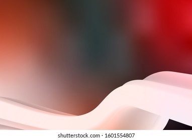 Light Green, Red vector blurred shine abstract template. Abstract colorful illustration with gradient. The best blurred design for your business.