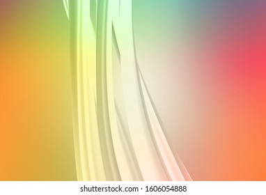 Light Green, Red vector blurred template. Shining colorful illustration in smart style. New way of your design.